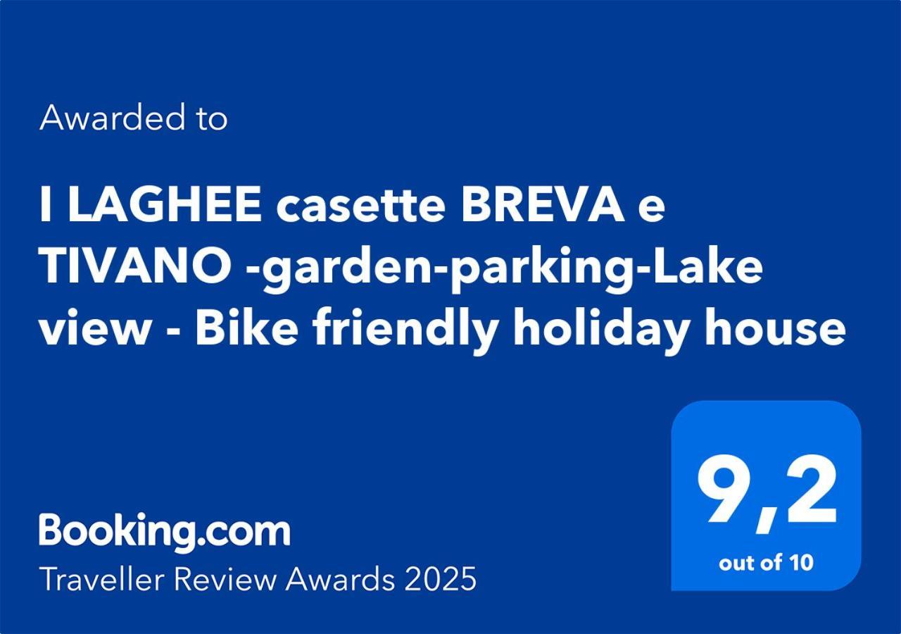 I Laghee Casette Breva E Tivano -Garden-Parking-Lake View - Bike Friendly Holiday House Colico Eksteriør bilde